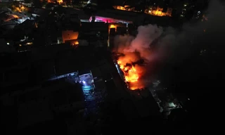 Công an thông tin về vụ cháy kho hàng trên phố Định Công