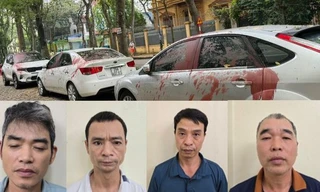 Nhóm đối tượng tạt sơn loạt ô tô ở khu đô thị vì 'gửi xe vào bãi khác'