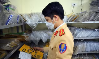 Đã có người bấm biển số thành công trong ngày đầu tiên thực hiện đăng ký xe trực tuyến