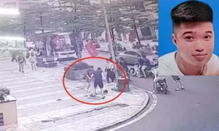 Tạm giữ đối tượng đánh cháu bé trước sân chung cư ở Hà Nội