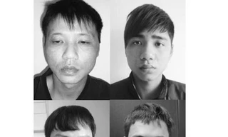 Các đối tượng bị bắt giữ