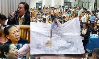 Nhiều người dân Thủ Thiêm bức xúc trình bày nỗi khổ vì dự án mỗi khi có đợt tiếp xúc cử tri