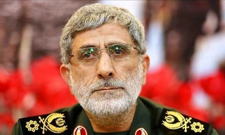 Tướng Esmail Ghaani, người vừa được Giáo chủ Khamenei bổ nhiệm thay thế ông Suleimani
