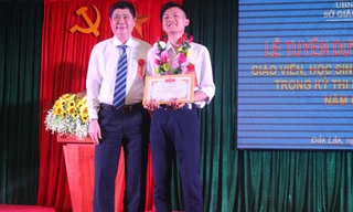 Quốc Anh nhận được Giấy khen của Sở Giáo dục và Đào tạo tỉnh 