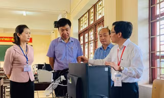 Lãnh đạo Bộ GD&ĐT kiểm tra công tác chuẩn bị thi ở địa phương năm 2019