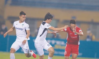 Việc thay đổi thể thức thi đấu V-League năm nay giúp Tuấn Anh và đồng đội có cơ hội đua tranh ngôi vô địch thay vì trầy trật trụ hạng như những mùa trướcảnh: CTV