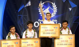 Quán quân Olympia năm thứ 19 Trần Thế Trung Ảnh: Như Ý