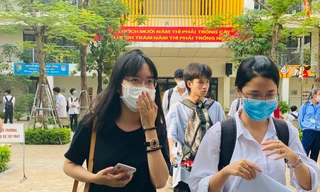 Thí sinh dự thi tốt nghiệp THPT 2020 đợt 1 tại Hà Nội