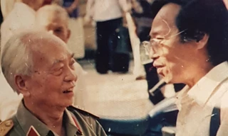 Ông Trịnh Tiến và Đại tướng Võ Nguyên Giáp
