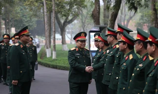 Đại tướng Ngô Xuân Lịch kiểm tra Khu di tích K9