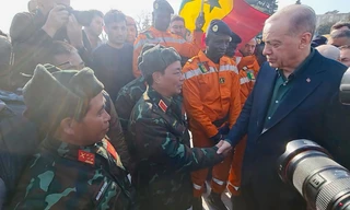 Tổng thống Thổ Nhĩ Kỳ cám ơn đoàn cứu hộ của Quân đội nhân dân Việt Nam