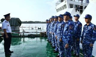 Tàu Cảnh sát biển 6009 lên đường trực sẵn sàng chiến đấu dịp Tết Nguyên đán 2025