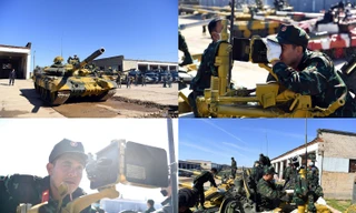 Lính xe tăng Việt Nam hiệu chỉnh ‘chiến mã’ T-72B3 trên đất Nga