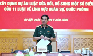 Sớm hoàn thiện hồ sơ Dự án luật liên quan đến quân sự, quốc phòng