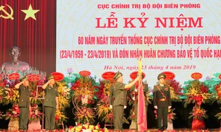 Cục Chính trị Bộ đội Biên phòng đón nhận Huân chương Bảo vệ Tổ quốc hạng Nhất, sáng 23/4