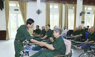 Bộ đội Hậu cần tri ân Anh hùng liệt sĩ, thương bệnh binh