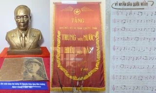 Lá cờ trung hiếu và những hiện vật đặc biệt ở nhà trường đầu tiên của Quân đội