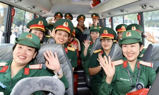 Lực lượng diễu binh A80 của Quân đội luyện tập và hợp luyện tại 5 địa điểm