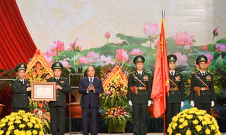 Thủ tướng Nguyễn Xuân Phúc trao tặng Huân chương Quân công hạng Nhất cho Bộ đội Biên phòng, sáng 2/3