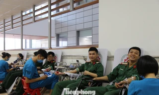 ĐVTN Bộ Tư lệnh 86 tham gia hiến máu cứu người, ngày 14/7