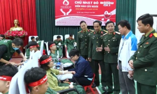 Chủ Nhật Đỏ 2024 ở Học viện Hậu cần: Tiếp nối sự sống cho đồng đội và người dân