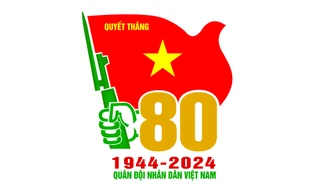 Bộ Quốc phòng công bố mẫu biểu trưng kỷ niệm 80 năm ngày thành lập Quân đội