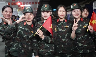 Bóng hồng Quân đội tự tin tỏa sáng tại ngày hội lớn