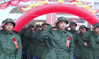 Thanh niên 63 tỉnh, thành phố chuẩn bị lên đường nhập ngũ năm 2025