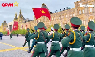 Những bước đi hùng tráng trên Quảng trường Đỏ của bộ đội Việt Nam