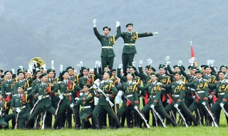 Đoàn Nghi lễ Quân đội sẽ trình diễn xếp hình nghệ thuật đặc sắc tại Điện Biên