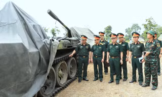 Quân đội kiểm tra công tác đảm bảo cho phương tiện, khí tài thực hiện nhiệm vụ A80