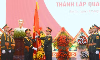 Đại tướng Phan Văn Giang trao sức mạnh quyết chiến, quyết thắng cho Quân đoàn 34