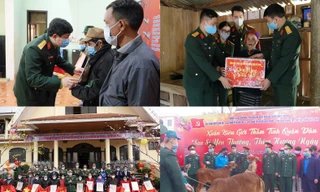 Xuân biên giới thắm tình quân dân