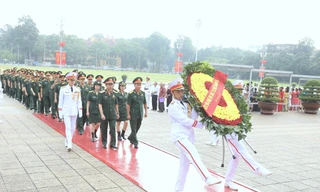 Lời hứa quyết tâm của tân học viên đào tạo sĩ quan hậu cần