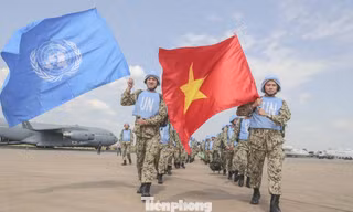 Bệnh viện dã chiến cấp 2 số 1 (BVDC 2.1) đặt chân đến Nam Sudan, tháng 10/2018