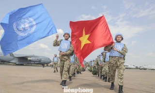 Bệnh viện dã chiến cấp 2 số 1 (BVDC 2.1) đặt chân đến Nam Sudan, tháng 10/2018