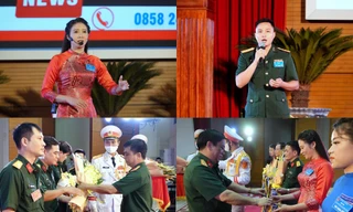 Xem cán bộ Đoàn giỏi Bộ Tổng tham mưu cất cao tiếng hát, trình diễn khiêu vũ