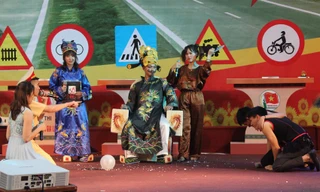 Một tiết mục tại Hội thi "Thanh niên với Văn hóa giao thông" 2018