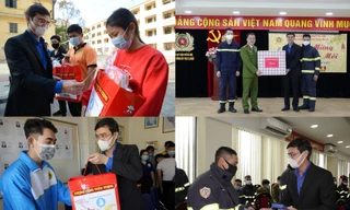 Lãnh đạo T.Ư Đoàn chúc Tết chiến sĩ phòng cháy chữa cháy, sinh viên, du học sinh