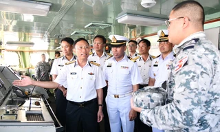 Tàu Hải quân Thái Lan tới Việt Nam thúc đẩy hợp tác 