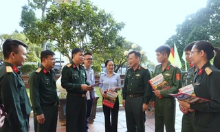 Kiểm tra công tác phổ biến, giáo dục pháp luật cho thanh niên quân đội