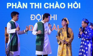 Sôi nổi hội thi Olympic tiếng Việt của học viên quân sự Lào và Campuchia