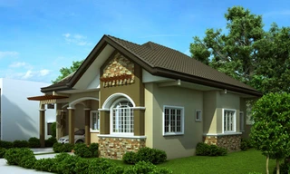 Mẫu nhà 1 tầng 800 triệu đồng đẹp như biệt thự hạng sang