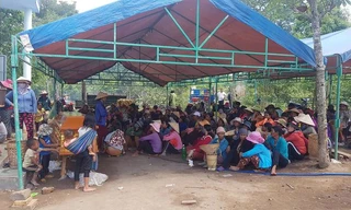 Gia đình đang tổ chức tang lễ cho nạn nhân.