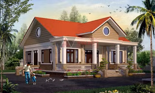 Mê mẩn những mẫu nhà cấp 4 kiểu Ấn Độ đẹp như biệt thự