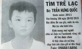 Cha rong ruổi khắp Sài Gòn tìm con trai 8 tuổi mất tích