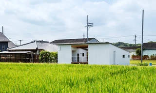 Nhà một tầng siêu đẹp giữa cánh đồng, chan hòa với thiên nhiên