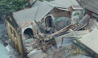 Nhìn lại những vụ sập nhà, biệt thự cổ kinh hoàng ở Hà Nội