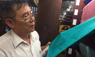 Ông Phạm Khắc Hà - Chủ tịch Hiệp hội làng nghề lụa Vạn Phúc