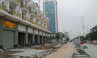 Một dự án nhà phố thương mại shophouse. Ảnh minh họa. 